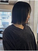 切りっぱなしボブ