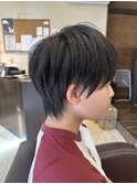 ツーブロックショート