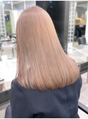 ミルクティーベージュカラーダブルカラーケアブリーチ佐賀カラー