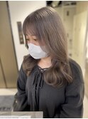 韓国風レイヤーカット顔まわりくびれオルチャン梅田