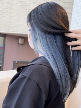 ユウル 横浜(juhl.) インナーカラー/ブルーグレージュ/ブリーチ/ダブルカラー/カラー