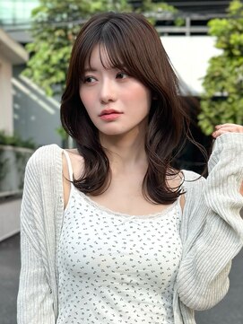 オムニス 表参道(Omnis) 美髪レイヤーカット/顔まわりレイヤー/くびれミディアムレイヤー