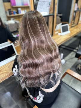 ラピス 名古屋本店(Lapis) エクステでハイライト