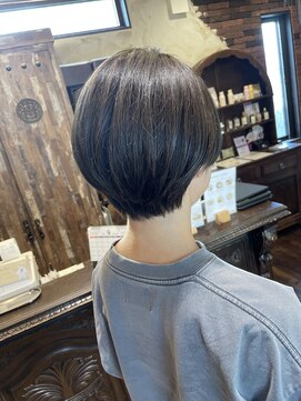 ヘアー クリエイト カルバリ(HAIR CREATE Calbari) こっくりオリーブショート