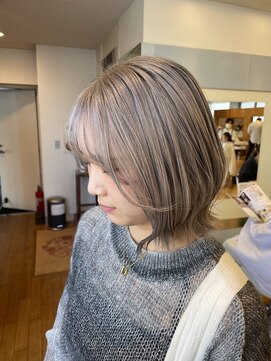 リノショアーズ ショウナン 辻堂店(RinoShores SHONAN) レイヤーボブ/ハイトーン