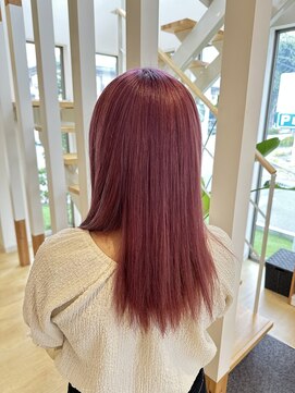 ヘアブロス 水戸店(hair BROS) 秋色ピンクパープル