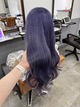 アジールヘア 北千住駅西口店(agir hair) ブルーラベンダーカラー  ラベンダーカラー 北千住