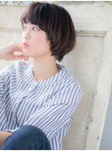 mod's天神/メンズライクひし形丸みショートマッシュルームヘアa