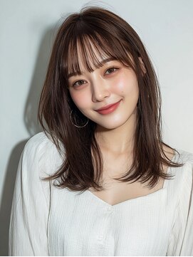 エン 稲毛(enn.) ミディアムヘア/暗めカラー/グランマッシュ/稲毛駅