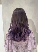パープルグラデーションカラー♪