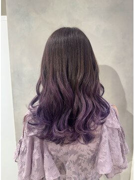 エイト ヘアサロン 渋谷本店(EIGHT) パープルグラデーションカラー♪
