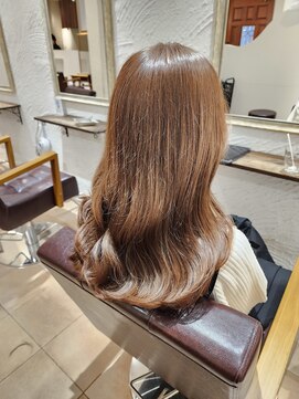 アルメリア 池袋(Arumeria) ブリーチなしのダブルカラー　ミルクキーブラウン　20代30代