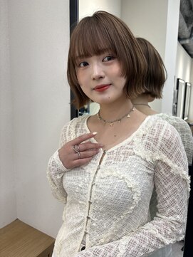 ロンドプロフィール 浦和(Lond profil) ブリーチなしカラー伸ばしかけヘア簡単スタイリング小顔ヘア
