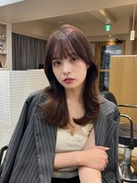 ケシキ 表参道 原宿(kesiki.)&nbsp;くびれヘア/くびれ巻き/ミディアムレイヤー/顔周りカット