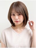 ☆30代40代50代ミルクティーブロンドワンホンレイヤー