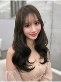 韓国ヘア*ふんわりレイヤーカット×オリーブグレージュ◯伊藤