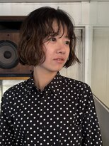 アンプラグド(unplugged)&nbsp;外国人風ウェーブボブパーマ／unplugged