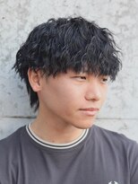 ハニー(HONEY)&nbsp;縦落ちツイスパ/ツイストスパイラルパーマ/岡崎メンズパーマ