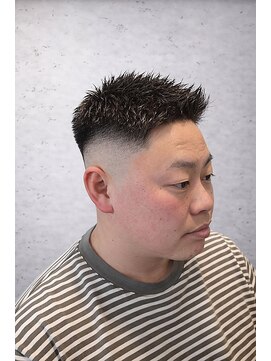 ワンワンオー バーバーショップ 長浜店(@110 BARBER SHOP) 男を上げるベリーショート×高めスキンフェード