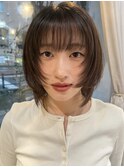 ボブ伸ばしかけ/顔周りレイヤー