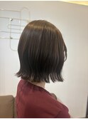 外ハネ×オリーブブラウン