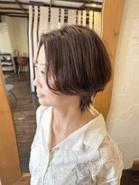 フランジェッタヘアー(Frangetta hair)&nbsp;流れるショートボブ♪担当野坂