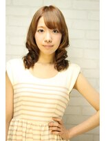 ヘアー アンダンテ(hair Andante)&nbsp;Andante 巻き髪風 × ミディアム