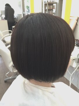 ヘアデザイン ラポール 茨木店(hair design Rapport) 7LVクリスタルグレージュカラー/ノームコアでナチュラルな艶ボブ
