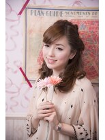 ミエルヘアーブラン(miel hair blanc)&nbsp;【miel hair blanc】コンサバハーフアップ♪♪