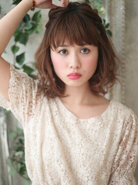 と和×美髪クリニック 巣鴨店 ☆あんにゅい~ルーズまとめ髪☆極太裏編み込み☆