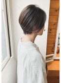 ダークグレージュショートボブ☆