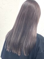 アジールヘア 東上野店(agir hair)&nbsp;透明感ラベンダーグレージュ/ケアブリーチ【上野/御徒町】