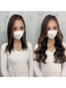 ARビューティー ギンザ(AR Beauty Ginza) アッシュベージュ#シールエクステ#フェイスフレーミング#銀座