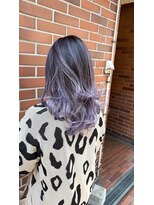 ユートピア(U topia)&nbsp;バレイヤージュ/ハイライト/パープルカラー