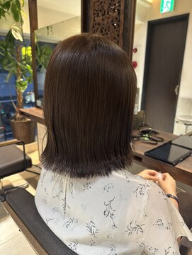 ヘアリゾート粋 ティガ 池袋店(tiga) 池袋 切りっぱなしボブ ヘイリーボブ