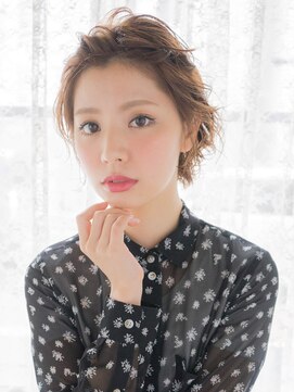 オジコロジ(ojiko.roji) ☆月曜営業☆ojiko.レディーな【アップバング×ネイビーリボン】