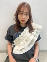 シエル 一社(cher)&nbsp;顔まわりレイヤー＋ぱつっと切りっぱなし