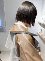 ラミエ バイ メルト 吉祥寺(lamie by melt)&nbsp;"久保田"地毛風縮毛矯正ストレートあごラインボブヘア
