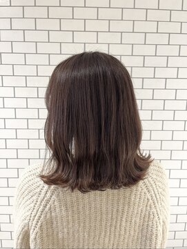 ノエル(noele) 《春におすすめ》ピンクブラウン×切りっぱなしボブスタイル