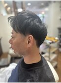 シンプルスタイル ツーブロック