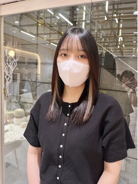 ゼスト フィーノ(ZEST fino) 【Sanae.】ホワイトグレーインナーカラー