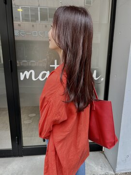 マトフ(matohu) グレー×レッド