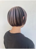 ナチュラルボブ×大人ショート×アンブレラカラー20代30代40代