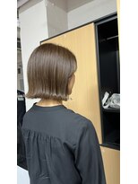 トクテ 吉祥寺(tokute) グレージュカラー/ボブウルフ/黒髪/ココアベージュ