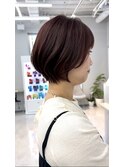 大人ショートボブ丸みショートカットマッシュショート/北千住