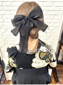 袴×ヘアアレンジ
