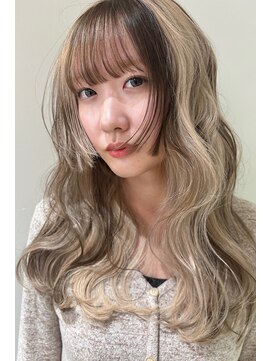 ウクク(UCUCU) 姫カットローライトカラー