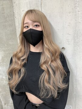 ガルボ ヘアー(garbo hair) プルエクステ 10代 20代 ミルクティーベージュ エクステ