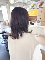 キャパジャストヘアー(CAPA just hair)&nbsp;やわらかく揺れる、ナチュラル外ハネ。