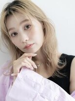 マカロン 仙台店(macaron)&nbsp;#63/イメチェン/ホワイトブロンド/外ハネボブ/ワイドバング/仙台